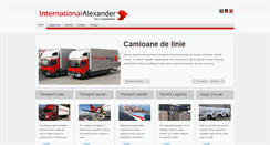 Desktop Screenshot of international-alexander.ro